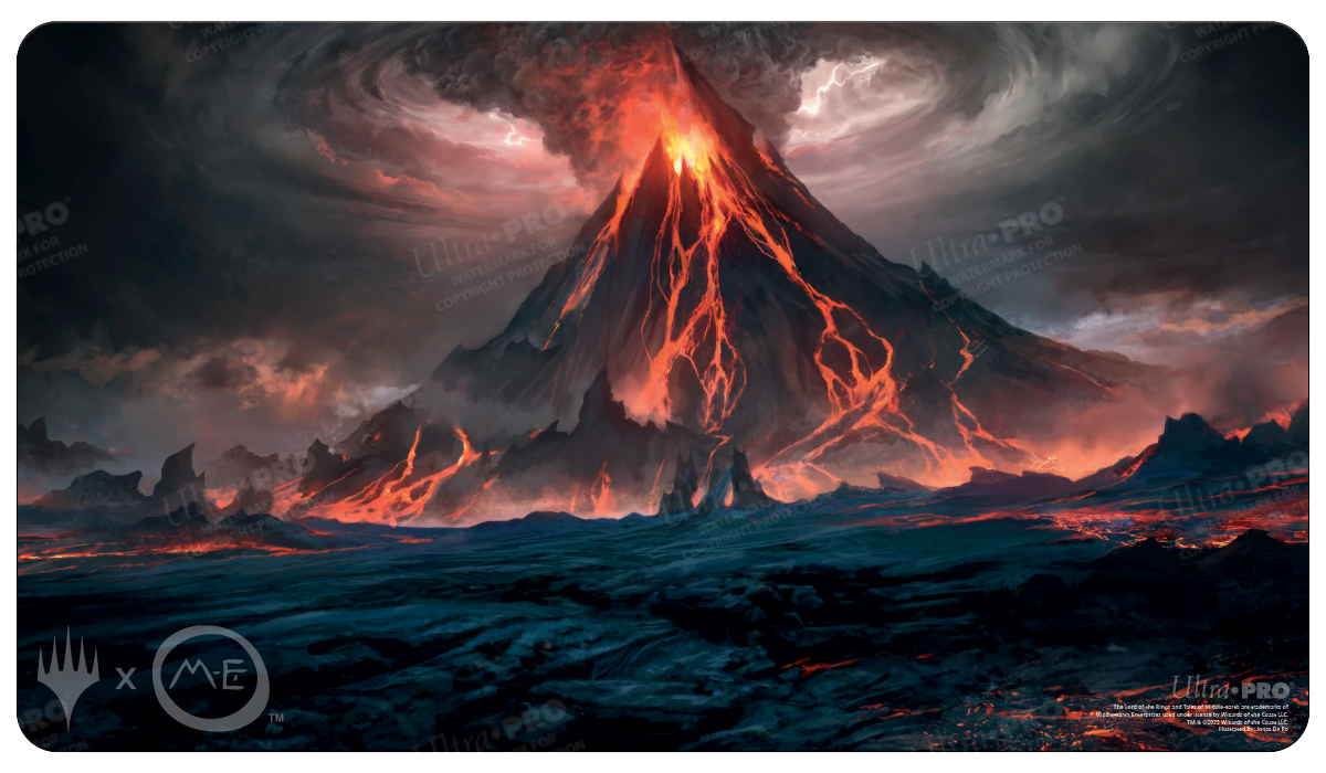 ultra-pro-magic-the-gathering-der-herr-der-ringe-mount-doom-standard-playmat image 1