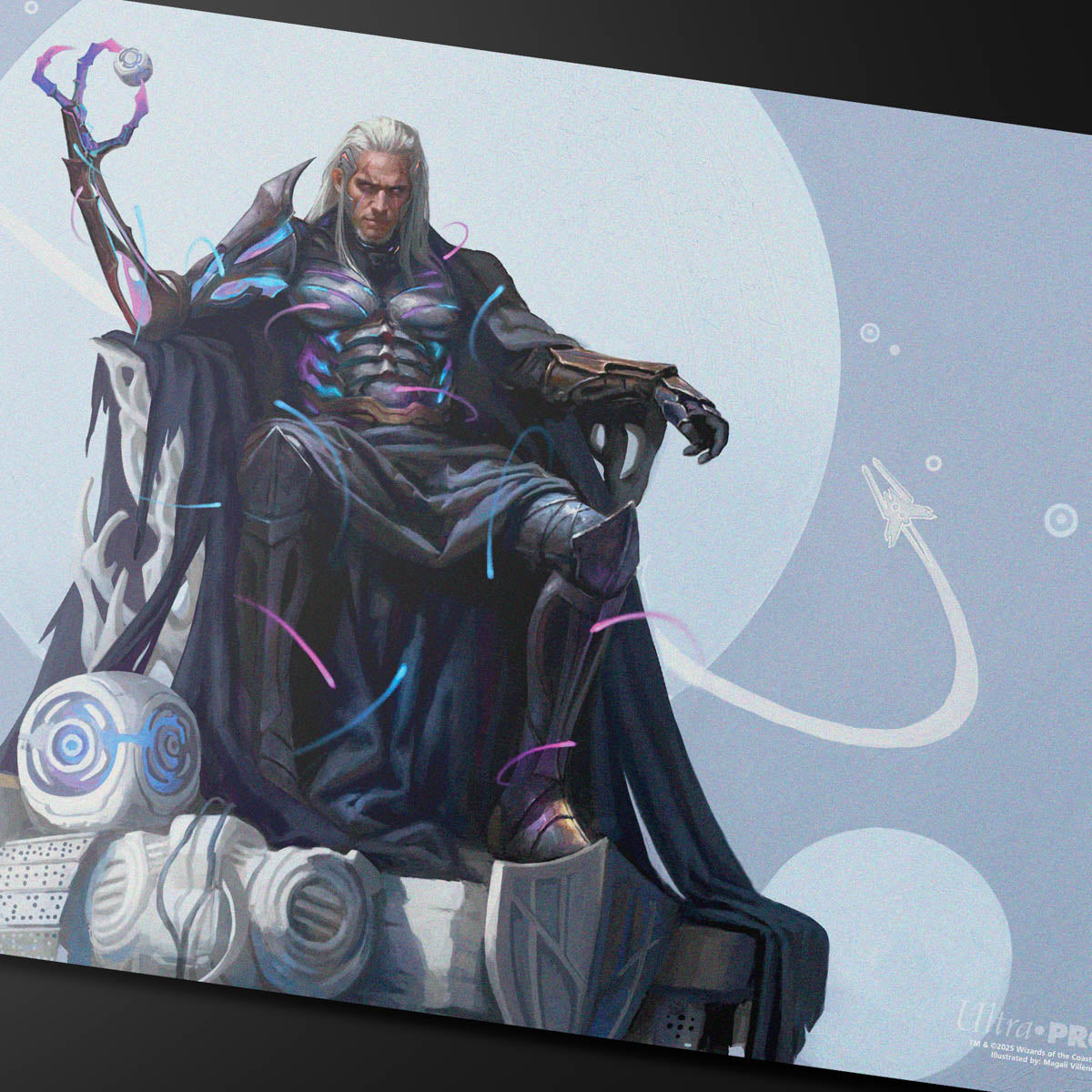 ultra-pro-magic-the-gathering-edge-of-eternities-tezzeret-cruel-captain-playmat image 2