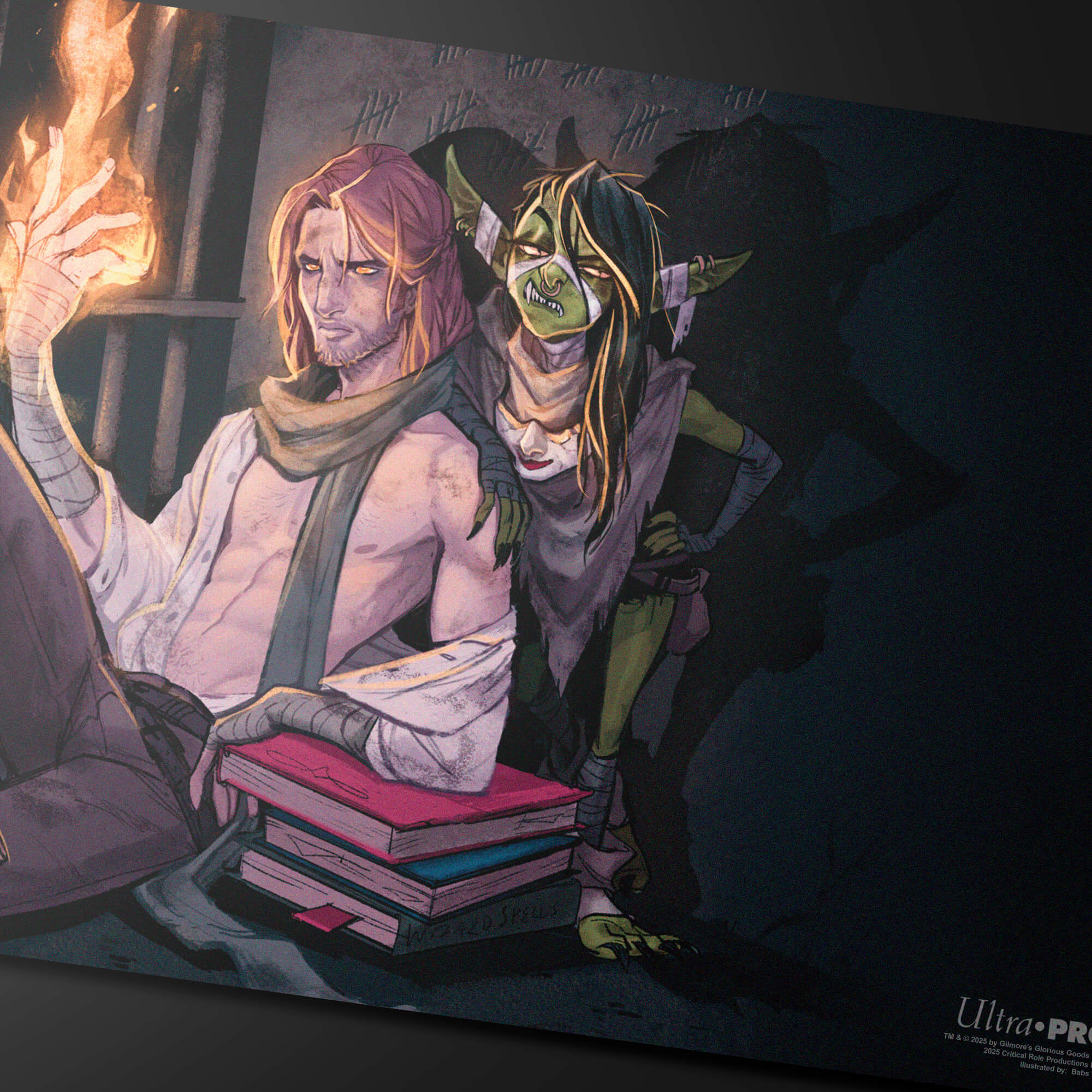 ultra-pro-critical-role-pinups-caleb-und-nott-playmat image 2