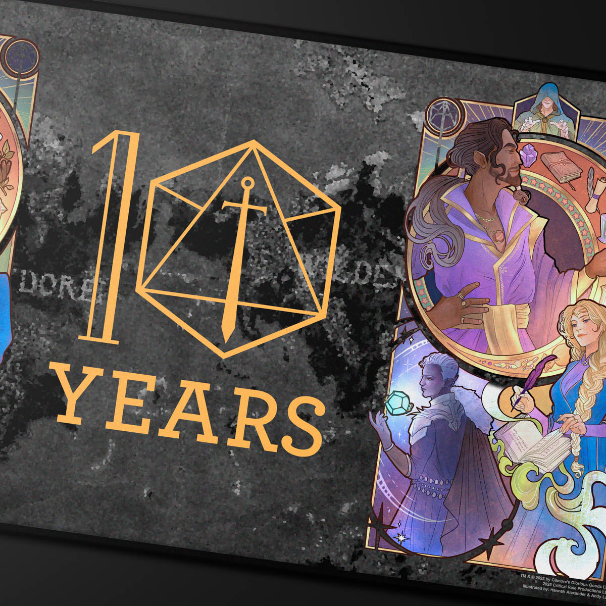 ultra-pro-critical-role-10-year-anniversary-stitched-edge-playmat-matthew-mercer image 2