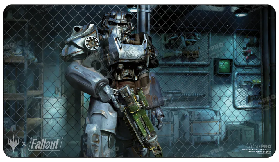 ultra-pro-fallout-puresteel-paladin-standard-playmat-f-r-magic-the-gathering image 1