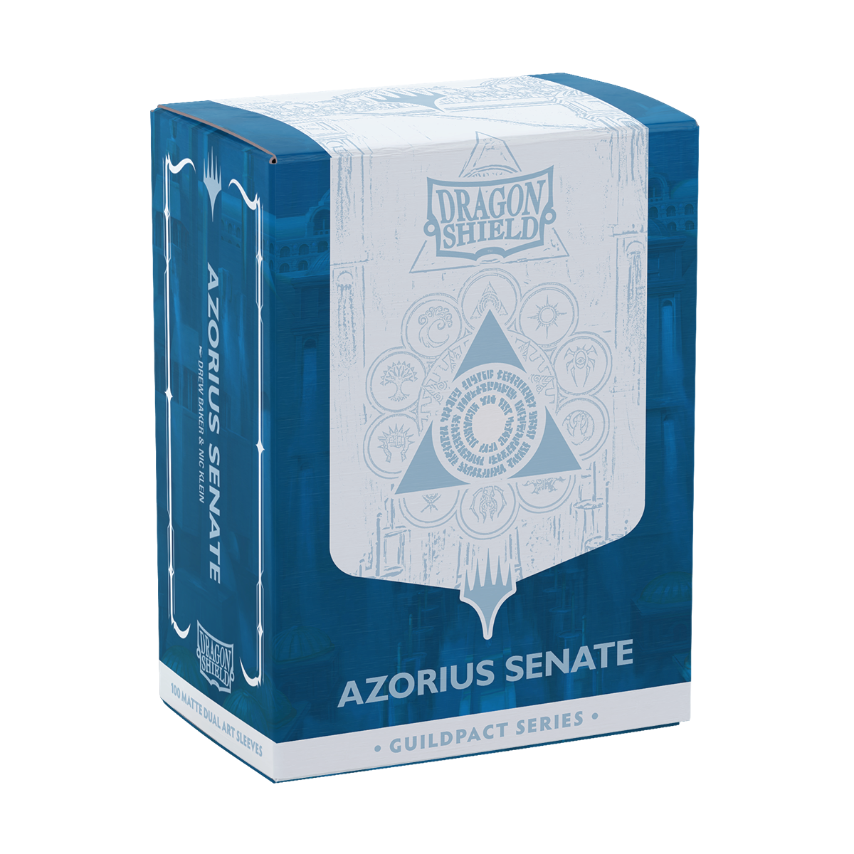 dragon-shield-matte-dual-art-sleeves-guildpact-azorius-senate image 7