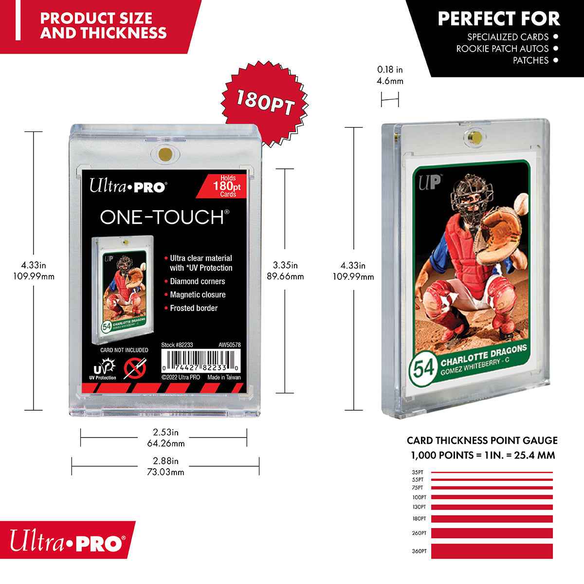 ultra-pro-180pt-uv-one-touch-magnetic-holder-f-r-standard-karten-2-5-x-3-5 image 2