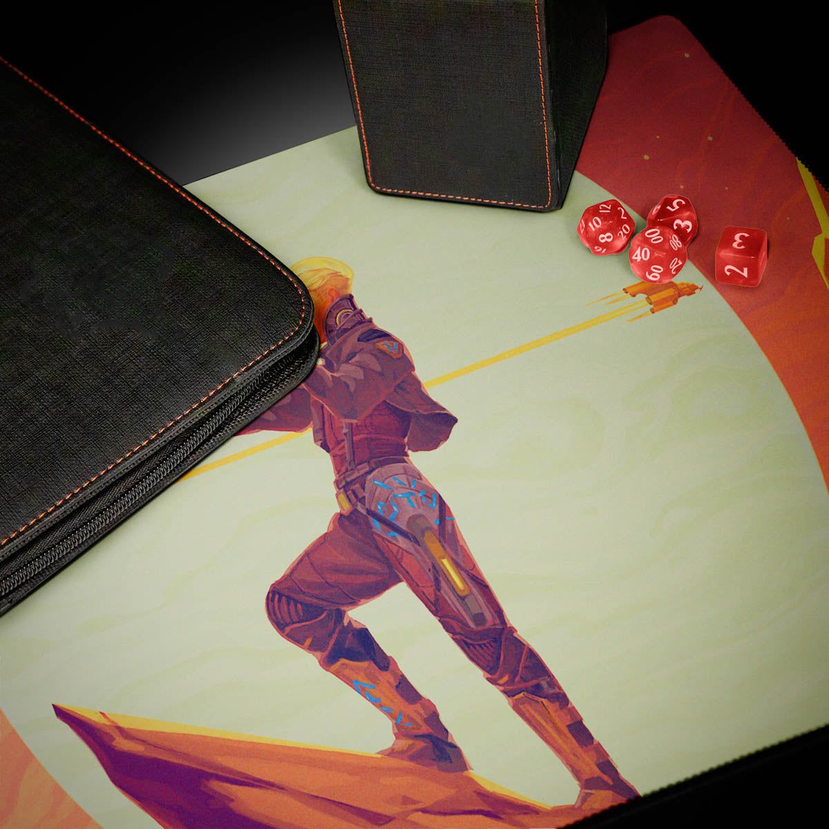 ultra-pro-playmat-edge-of-eternities-sami-wildcat-captain-f-r-magic-the-gatherin image 3