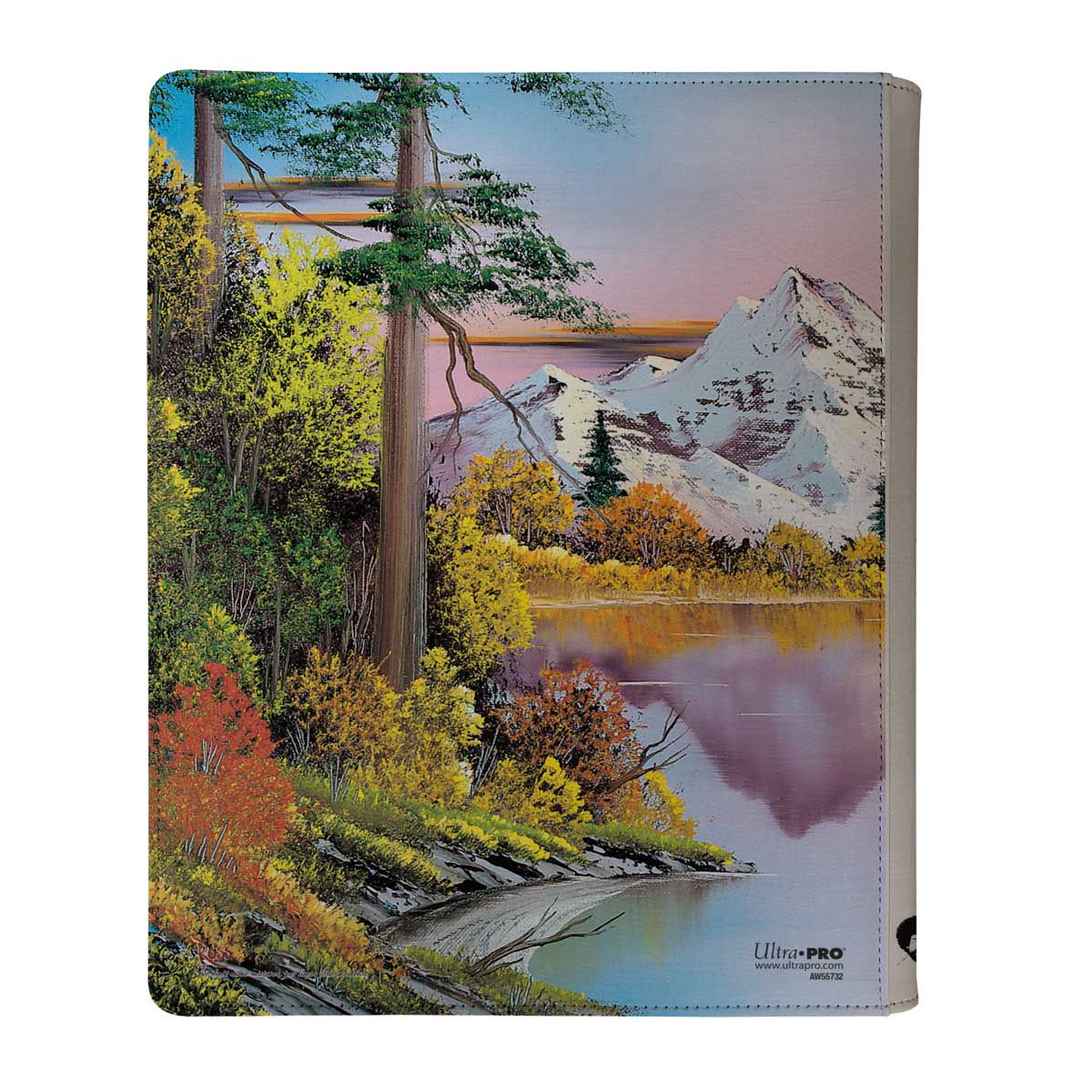 ultra-pro-bob-ross-mighty-mountain-lake-9-pocket-zippered-pro-binder-sammelalbum image 2