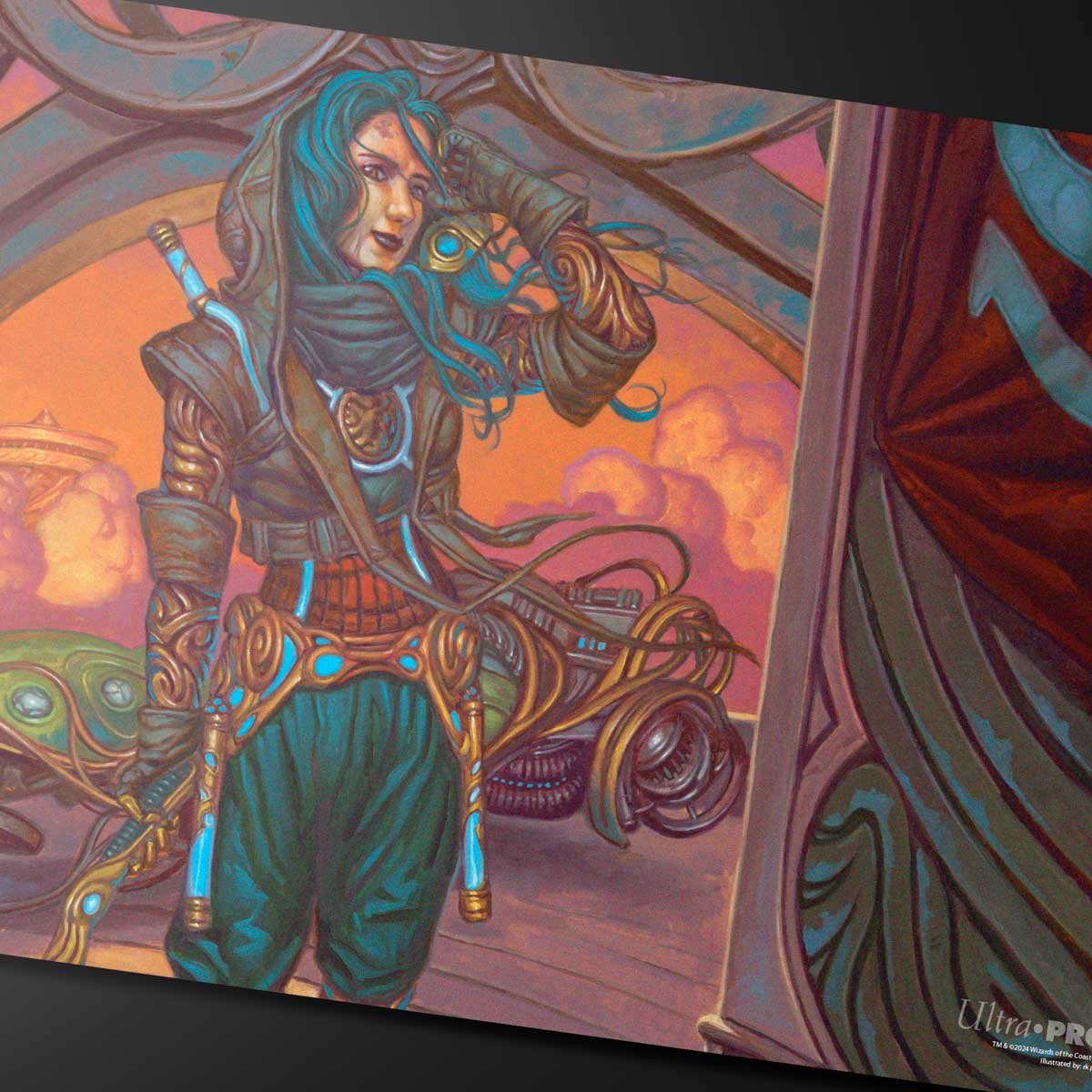 ultra-pro-aetherdrift-sita-varma-masked-racer-playmat-f-r-magic-the-gathering image 2