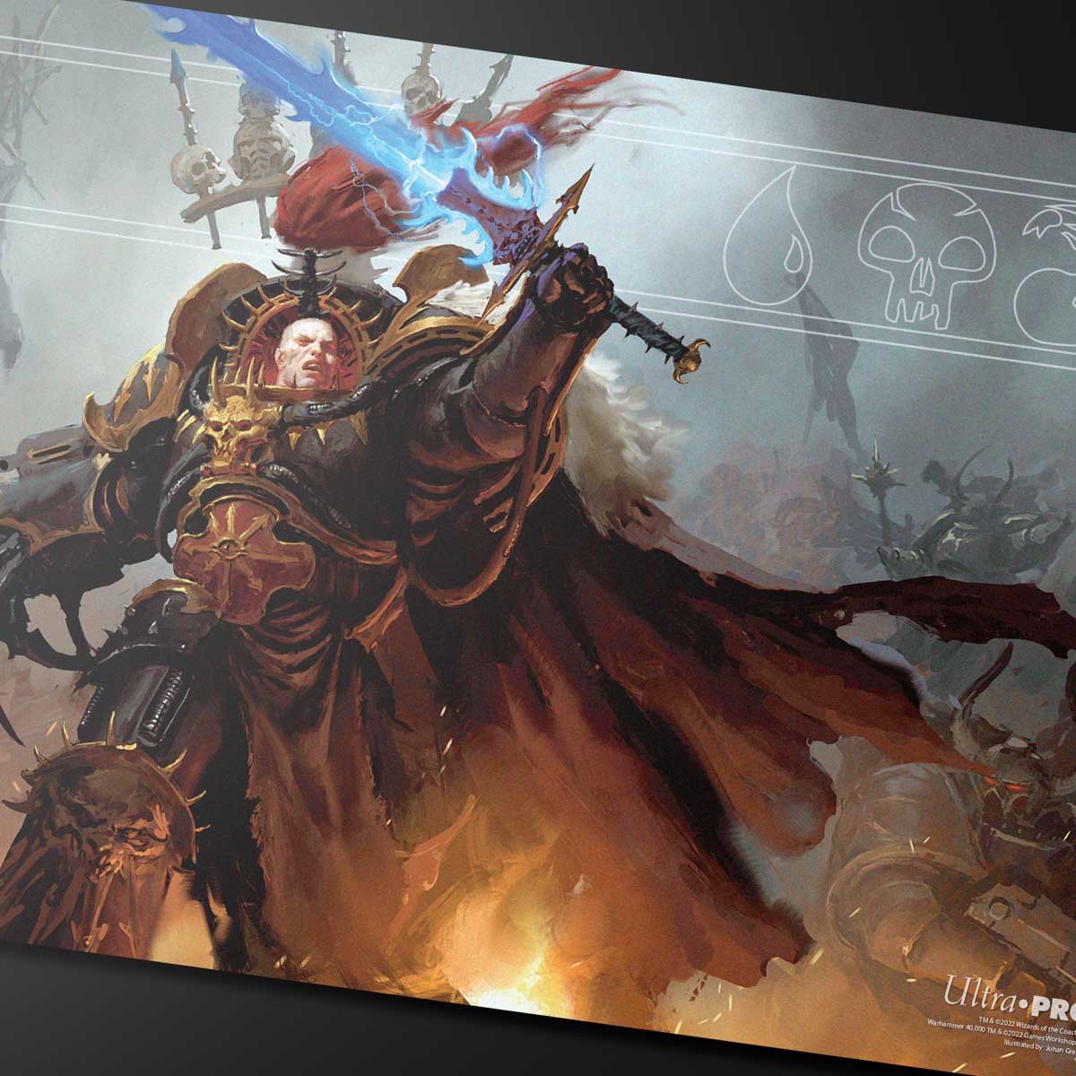 ultra-pro-standard-gaming-playmat-abaddon-the-despoiler-warhammer-40k-commander- image 2