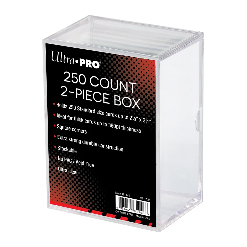 ultra-pro-2-piece-clear-aufbewahrungsbox-f-r-250-karten image 1
