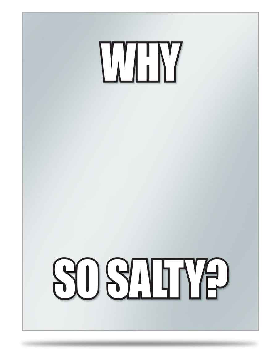 ultra-pro-memes-why-so-salty-standard-deck-protector-sleeve-covers-50-st-ck image 1