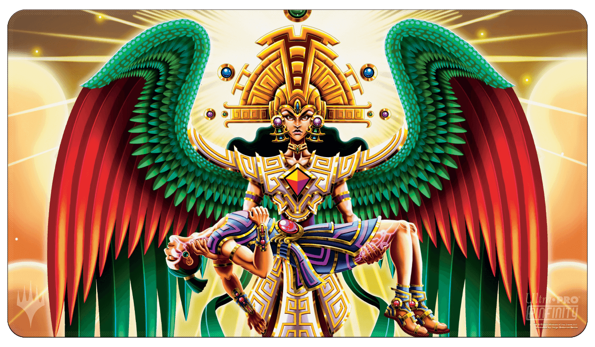 ultra-pro-the-lost-caverns-of-ixalan-resplendent-angel-standard-gaming-playmat image 1