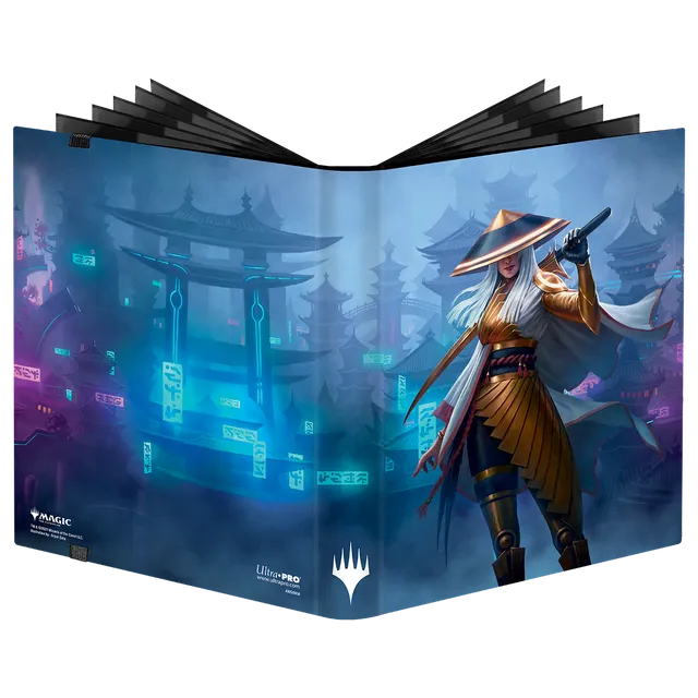 ultra-pro-kamigawa-neon-dynasty-9-pocket-pro-binder-f-r-magic-the-gathering-blau image 1
