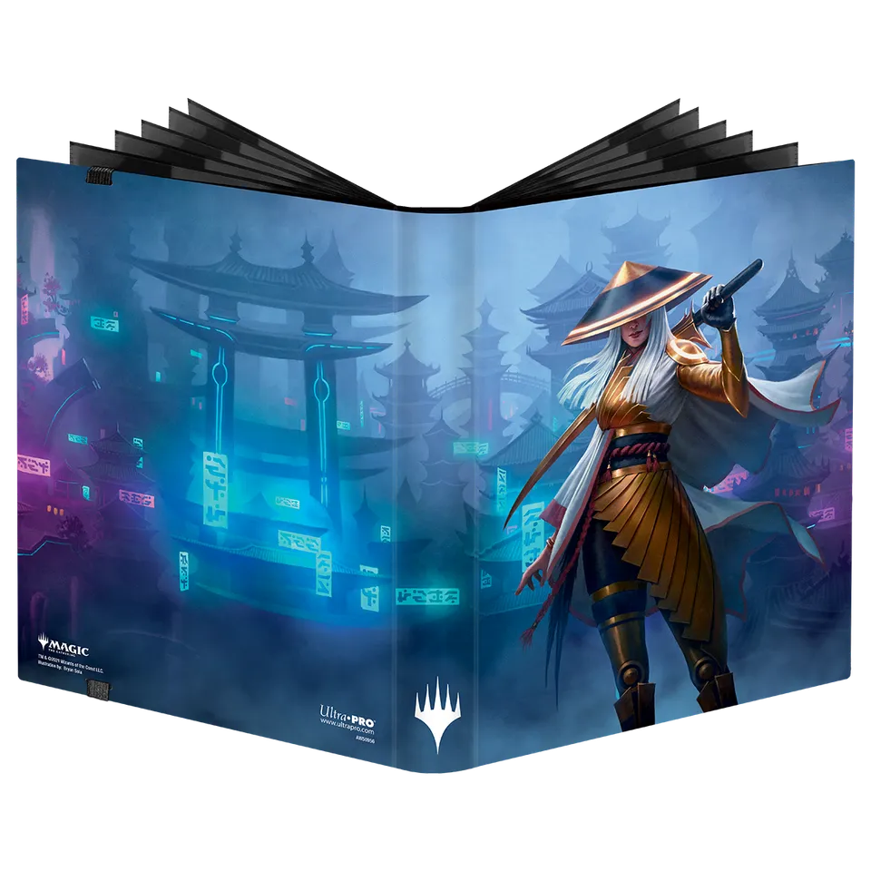 ultra-pro-kamigawa-neon-dynasty-9-pocket-pro-binder-f-r-magic-the-gathering-blau image 1