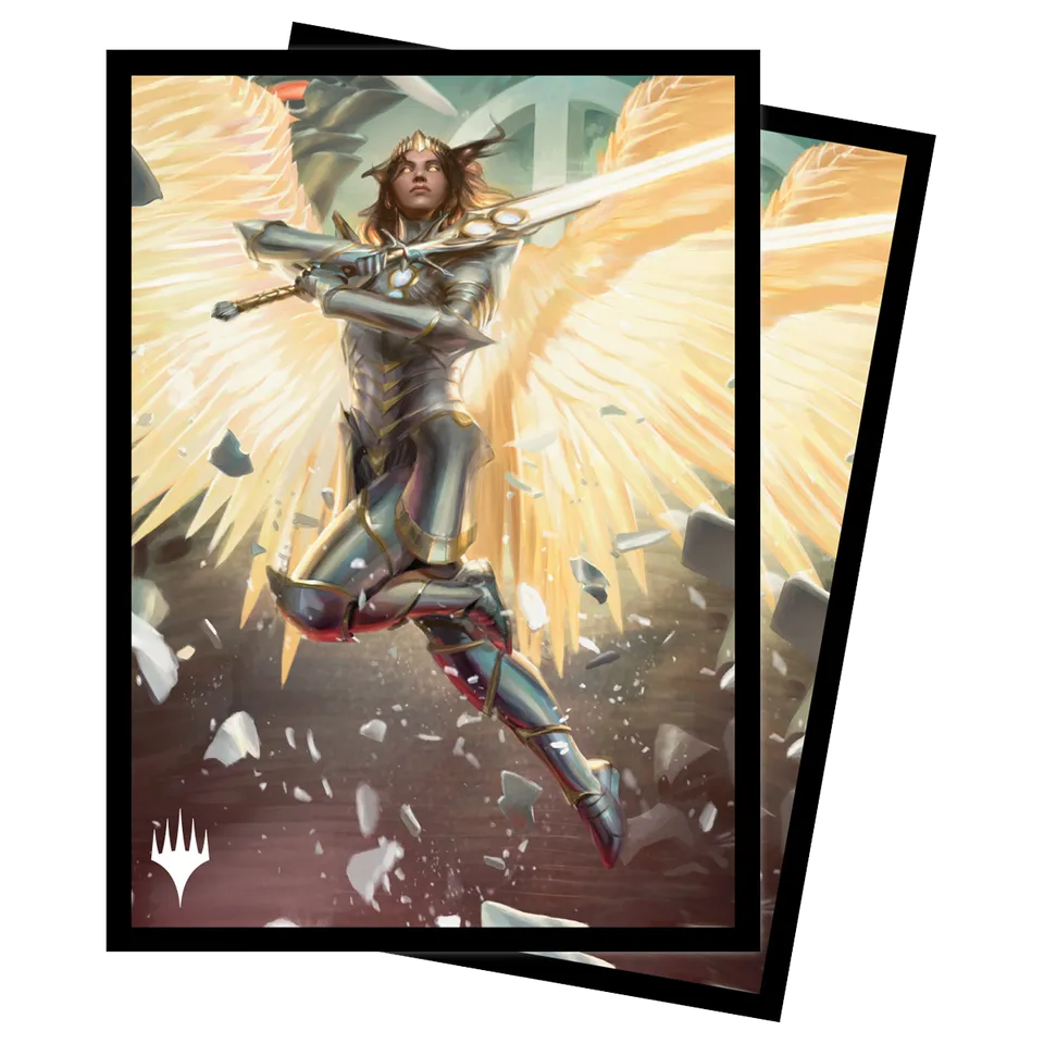 ultra-pro-march-of-the-machine-archangel-elspeth-100ct-deck-protector-sleeves-f- image 1