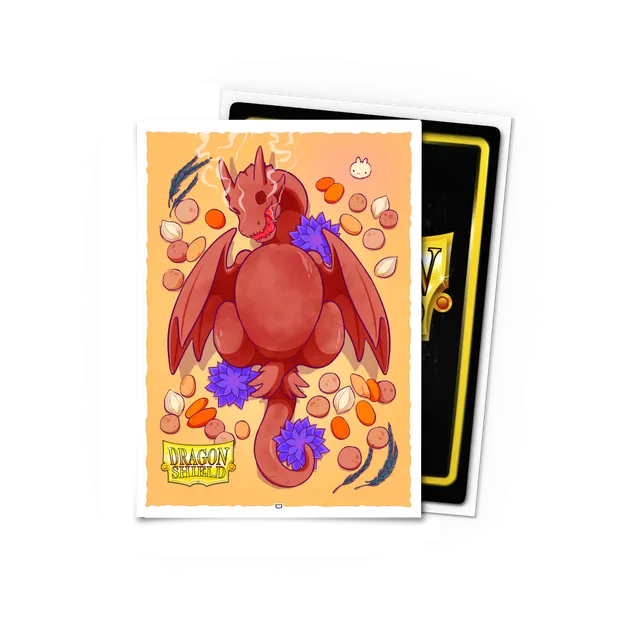 dragon-shield-quest-for-the-janklord-rotisserie-dragon-brushed-art-sleeves-stand image 1
