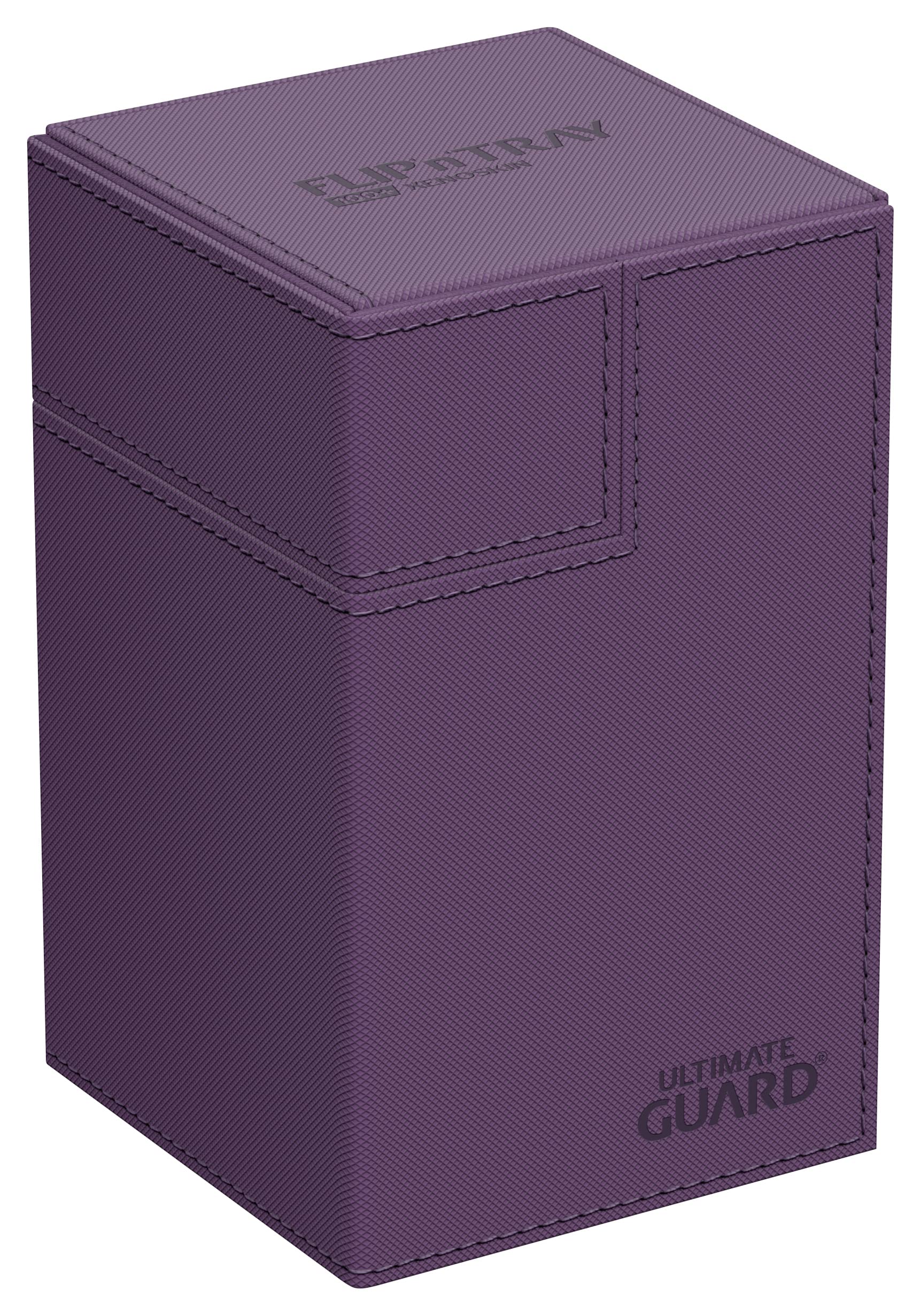ultimate-guard-flip-n-tray-100-xenoskin-monocolor-violett-deckbox image 1