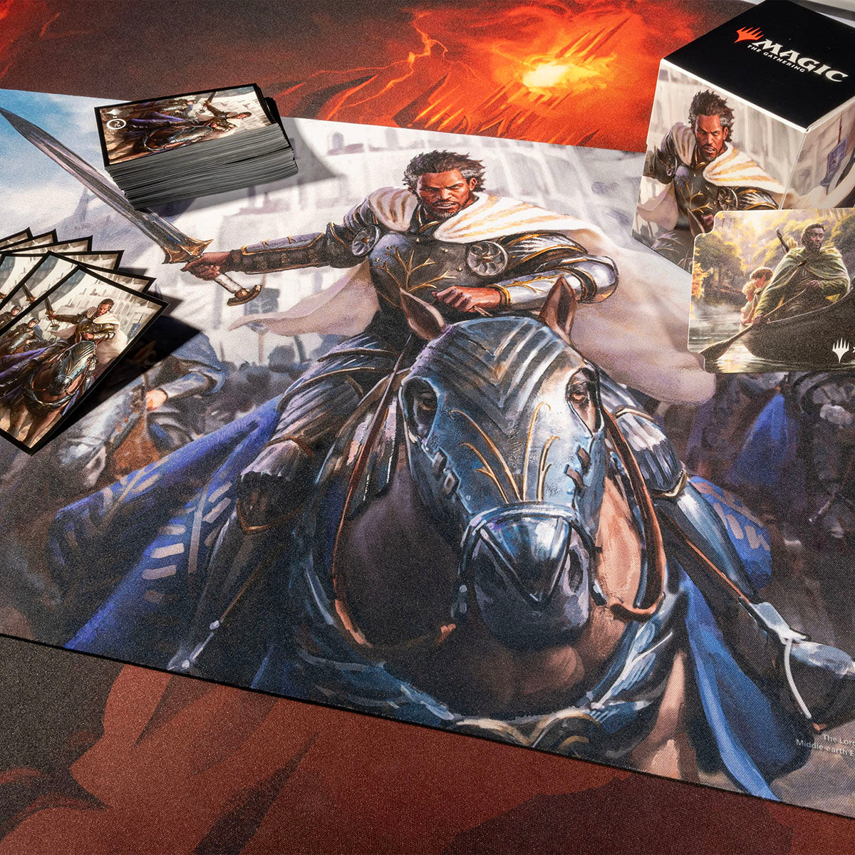 ultra-pro-herr-der-ringe-aragorn-100-deck-box-f-r-magic-the-gathering image 3