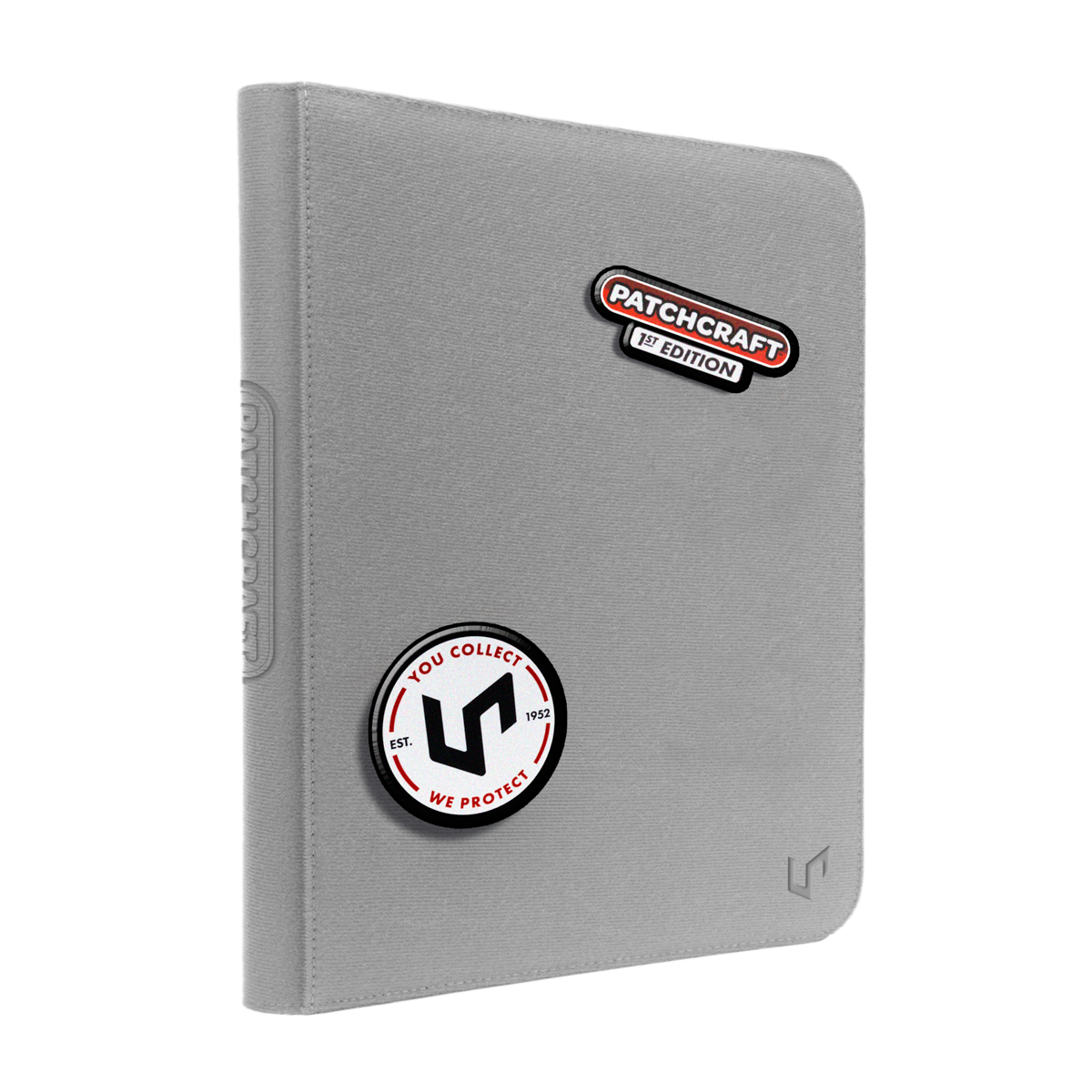 ultra-pro-patchcraft-zippered-9-pocket-pro-binder-grau-sammelordner-f-r-360-kart image 1