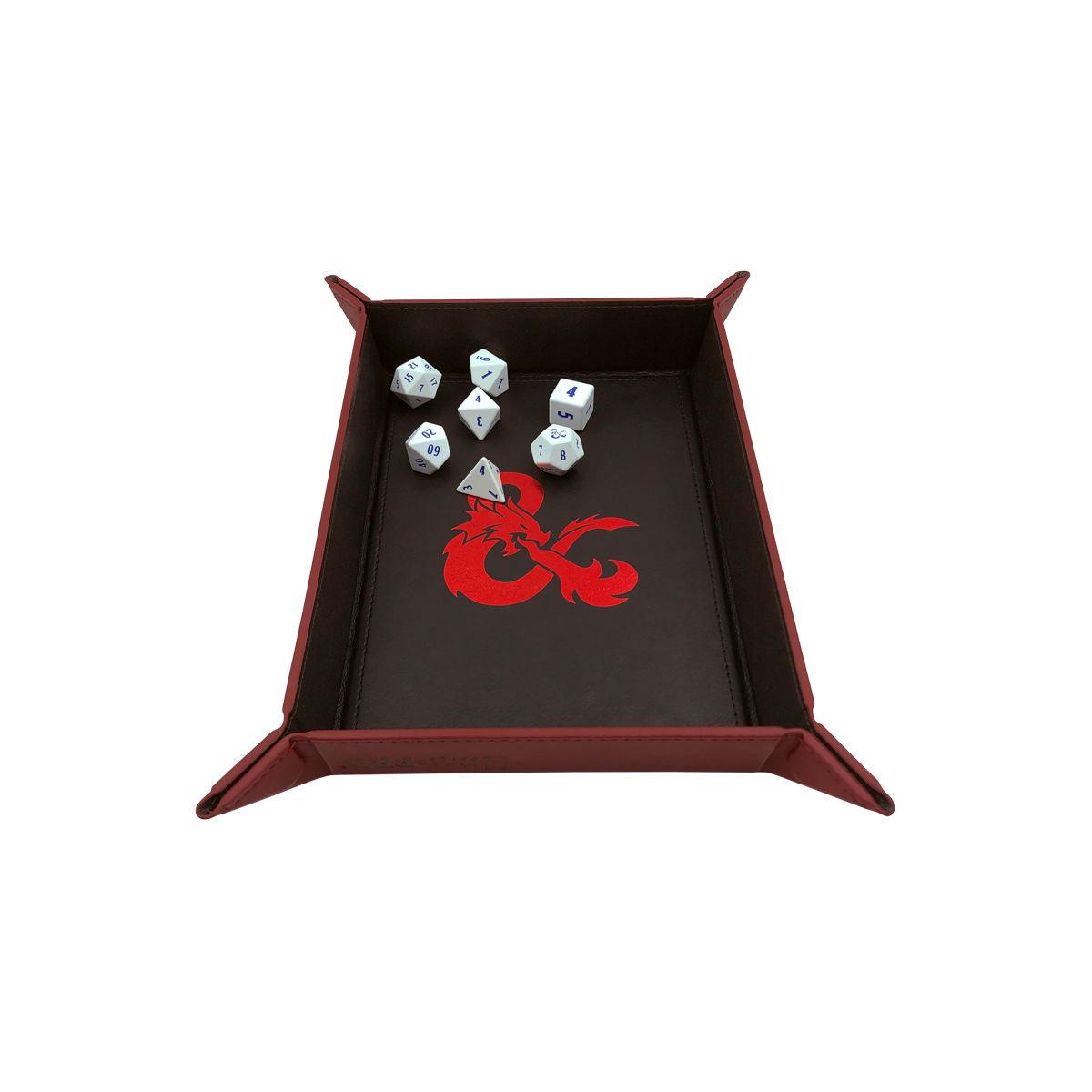 ultra-pro-dungeons-dragons-faltbare-w-rfelschale-w-rfeltablett-schwarz image 1