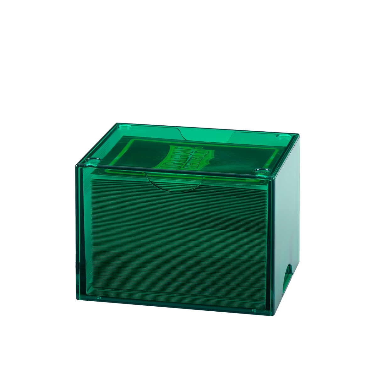 dragon-shield-strongbox-clear-green-deckbox-f-r-100-karten image 4