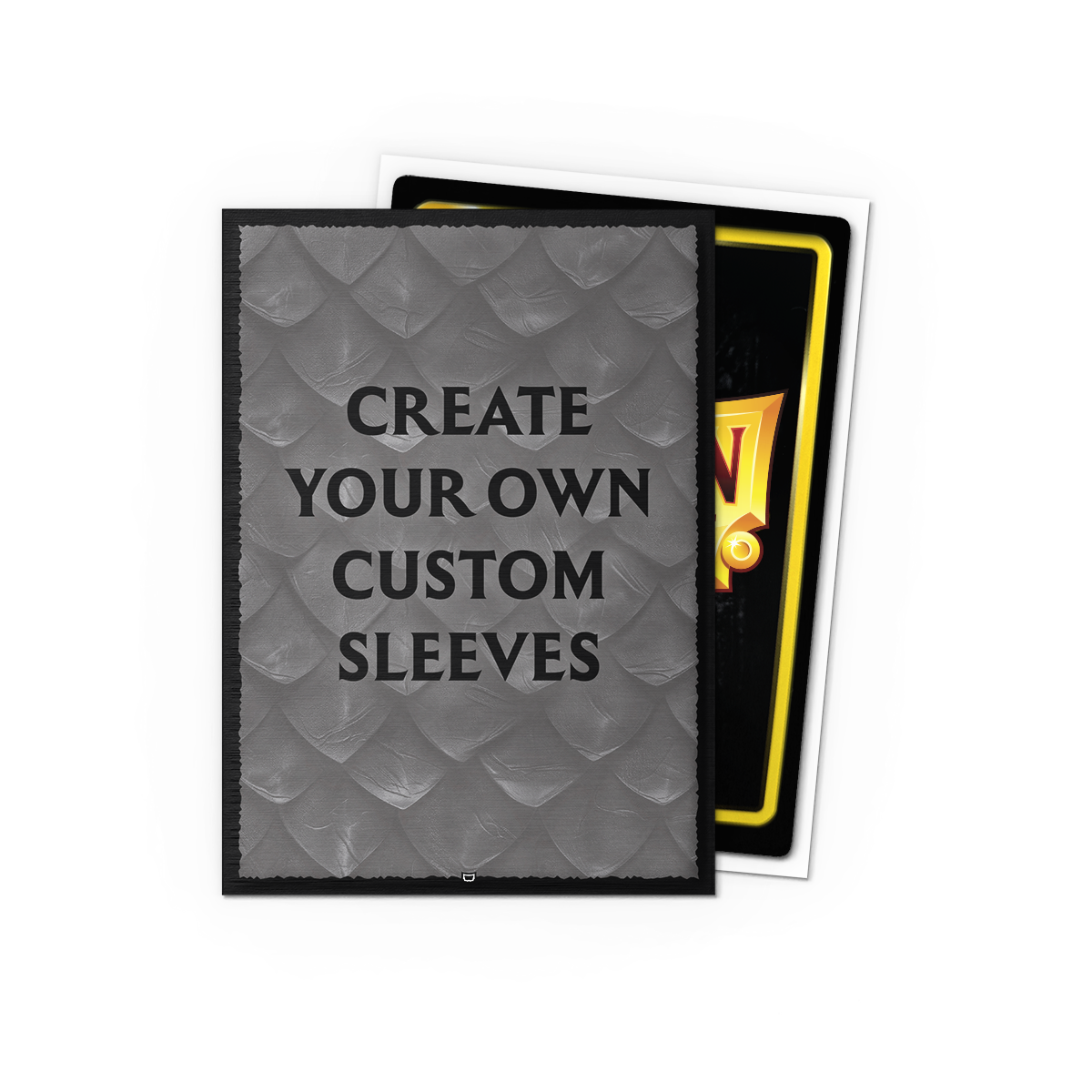 dragon-shield-custom-sleeves-brushed-black-borders-individuelle-tcg-kartenh-llen image 2
