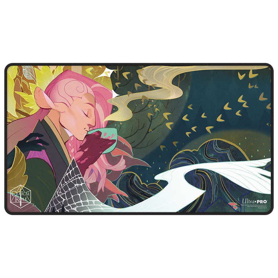 ultra-pro-critical-role-radiants-mighty-nein-caduceus-clay-playmat-schwarz-gen-h image 1