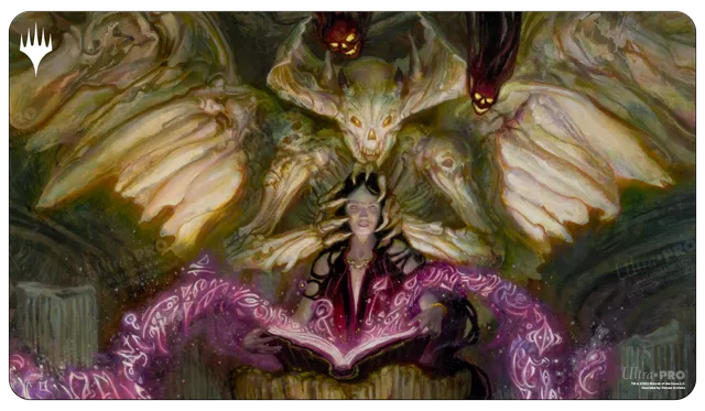 ultra-pro-commander-masters-demonic-tutor-black-standard-gaming-playmat-f-r-magi image 1