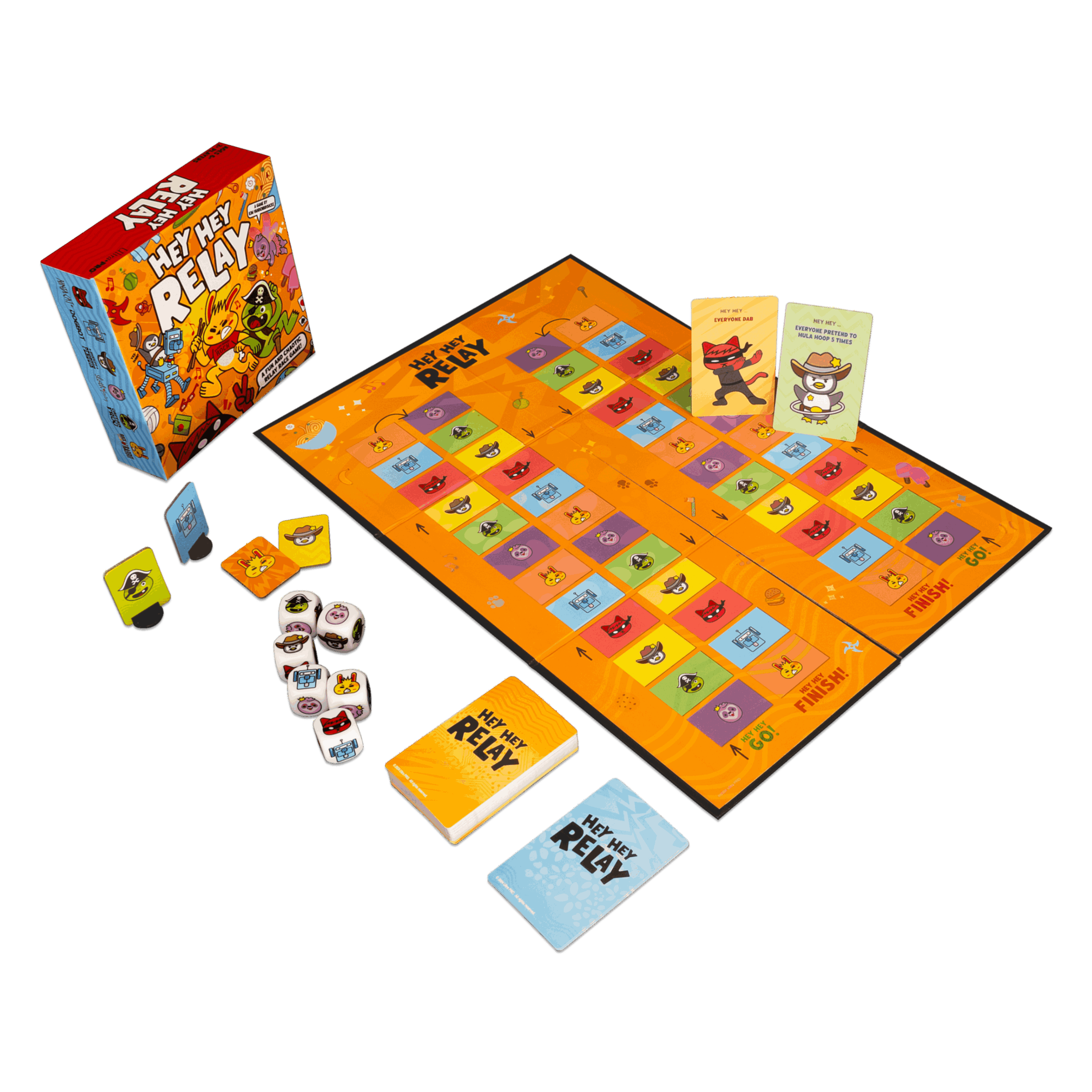 ultra-pro-hey-hey-relay-team-party-spiel-ab-6-jahren image 2