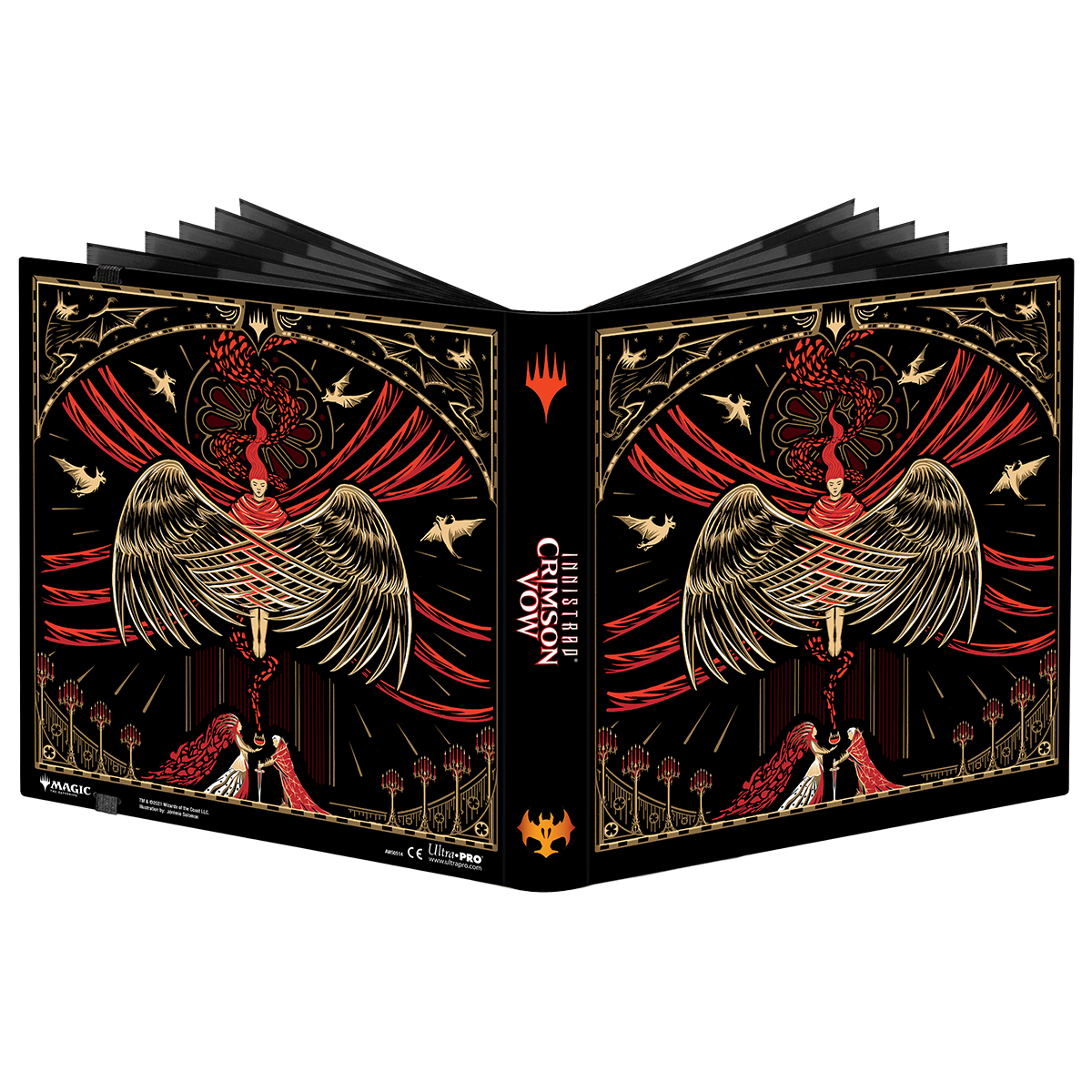 ultra-pro-innistrad-crimson-vow-wedding-invitation-12-pocket-pro-binder-f-r-magi image 1