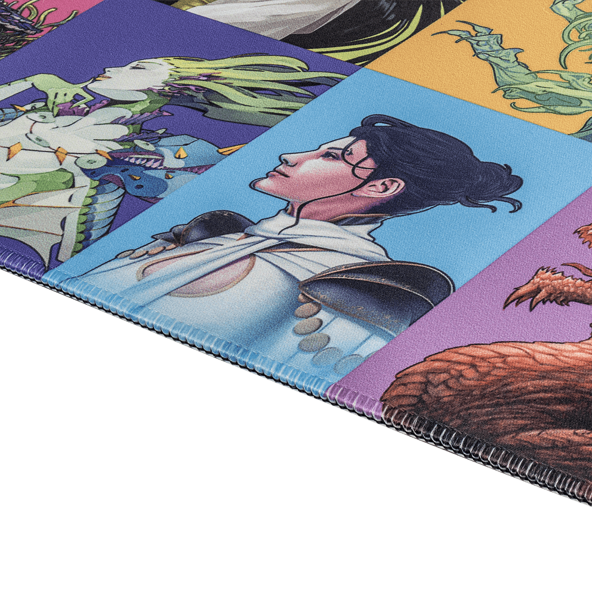 ultra-pro-commander-masters-pop-collage-white-stitched-standard-gaming-playmat-f image 2
