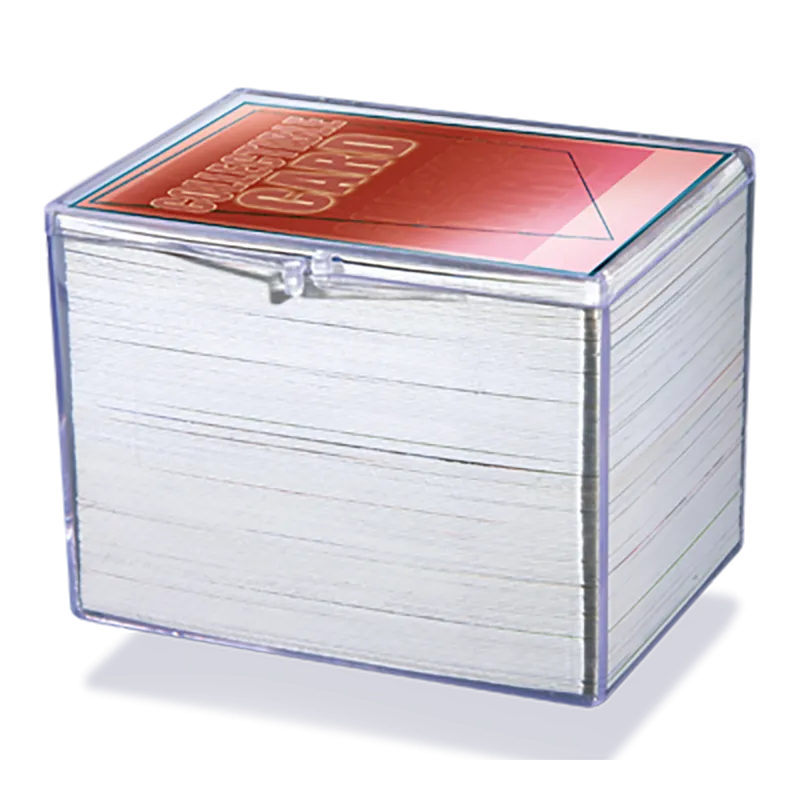 ultra-pro-hinged-150-card-storage-case-transparente-sammelbox image 1