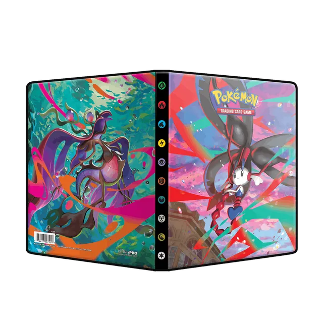 ultra-pro-4-pocket-portfolio-mega-evolution-chaos-rising-f-r-pok-mon-tcg-f-r-80- image 1