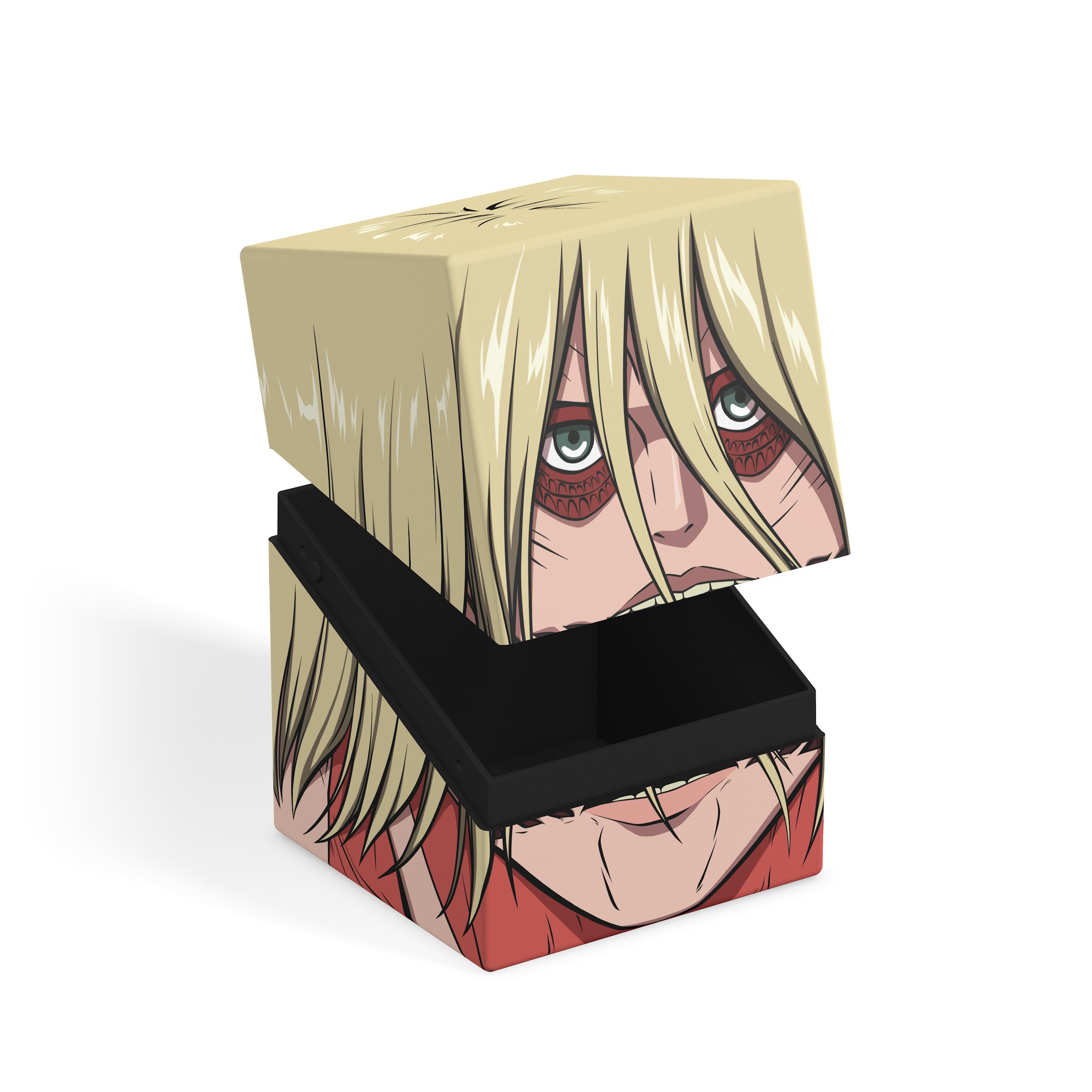 ultimate-guard-squaroes-squaroe-deck-box-100-attack-on-titan-aot008-female-titan image 4