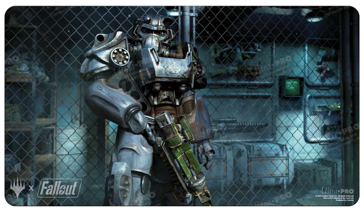 ultra-pro-fallout-puresteel-paladin-standard-playmat-f-r-magic-the-gathering image 1