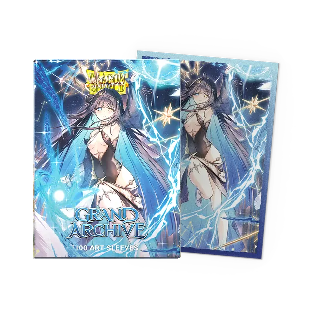 dragon-shield-grand-archive-raziel-matte-dual-art-sleeves-100er image 1