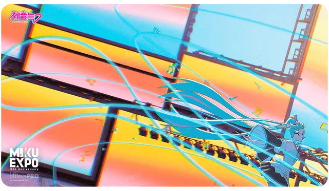 ultra-pro-hatsune-miku-miku-expo-10th-anniversary-stream-standard-gaming-playmat image 1
