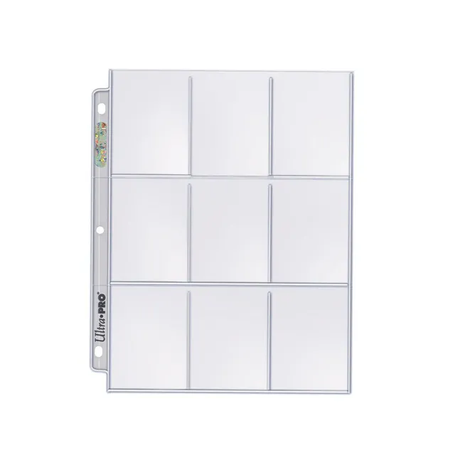 ultra-pro-silver-series-18-pocket-pages-25er-pack-f-r-standardkarten image 1