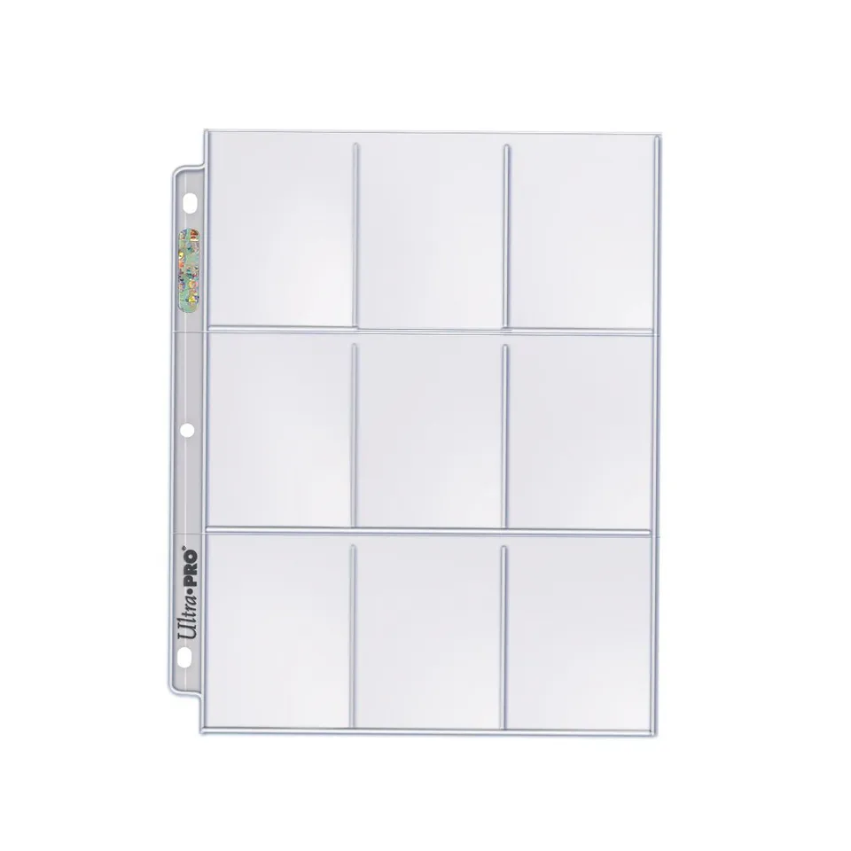 ultra-pro-silver-series-18-pocket-pages-25er-pack-f-r-standardkarten image 1