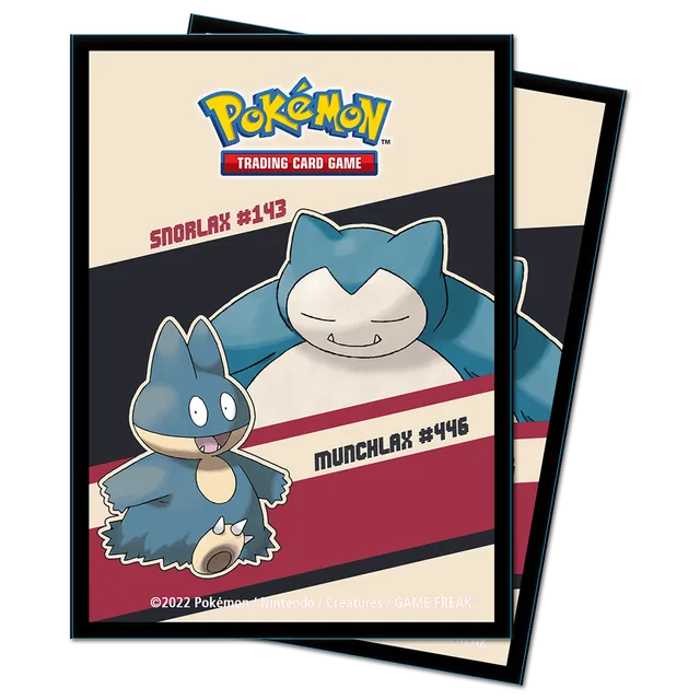 ultra-pro-snorlax-and-munchlax-standard-deck-protector-sleeves-65ct-f-r-pok-mon image 1