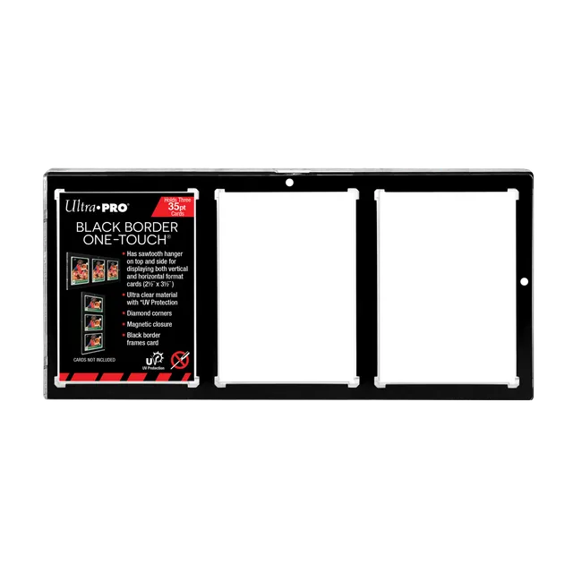 ultra-pro-35pt-3-card-black-border-uv-one-touch-magnetic-holder image 1