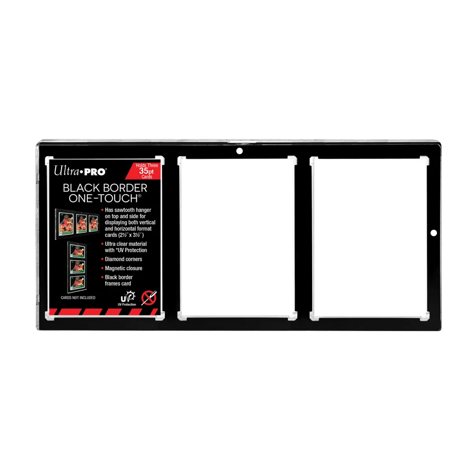 ultra-pro-35pt-3-card-black-border-uv-one-touch-magnetic-holder image 1