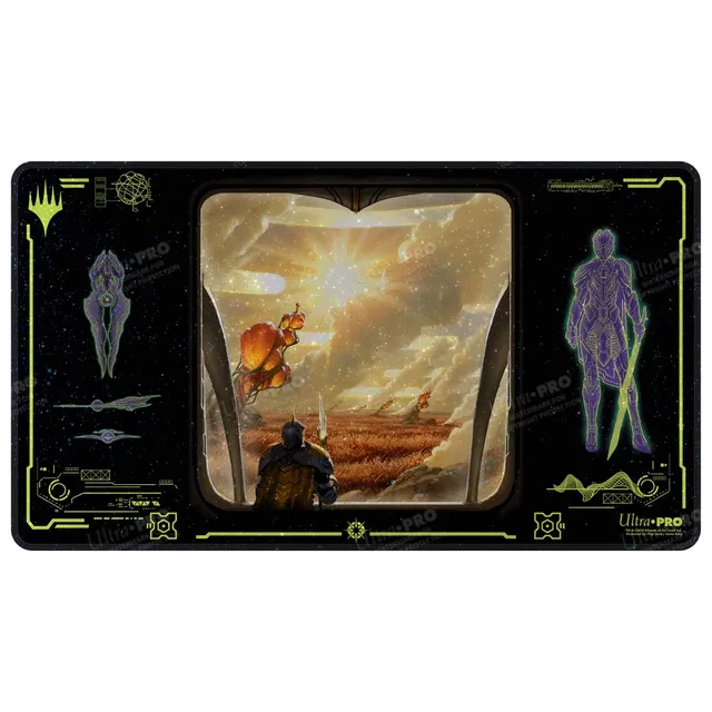 ultra-pro-magic-the-gathering-edge-of-eternities-holofoil-spielmatte-adagia-wind image 1