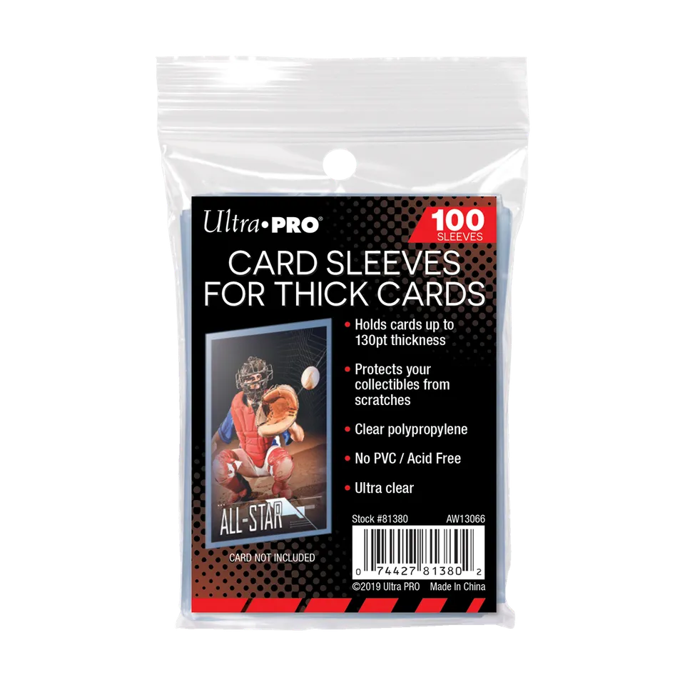 ultra-pro-130pt-thick-card-sleeves-h-llen-f-r-standardkarten-100-st-ck image 1