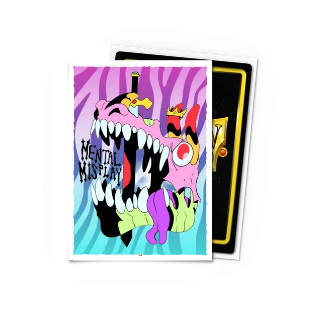 dragon-shield-brushed-art-sleeves-standard-mental-misplay-angry-dracolich image 1