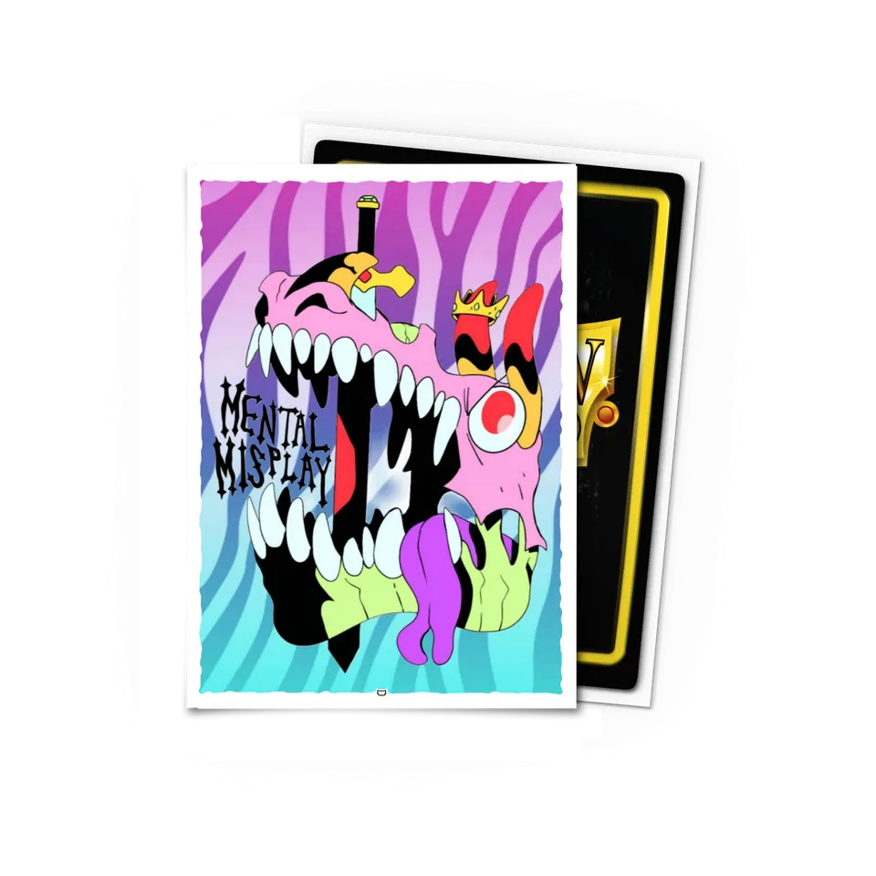 dragon-shield-brushed-art-sleeves-standard-mental-misplay-angry-dracolich image 1