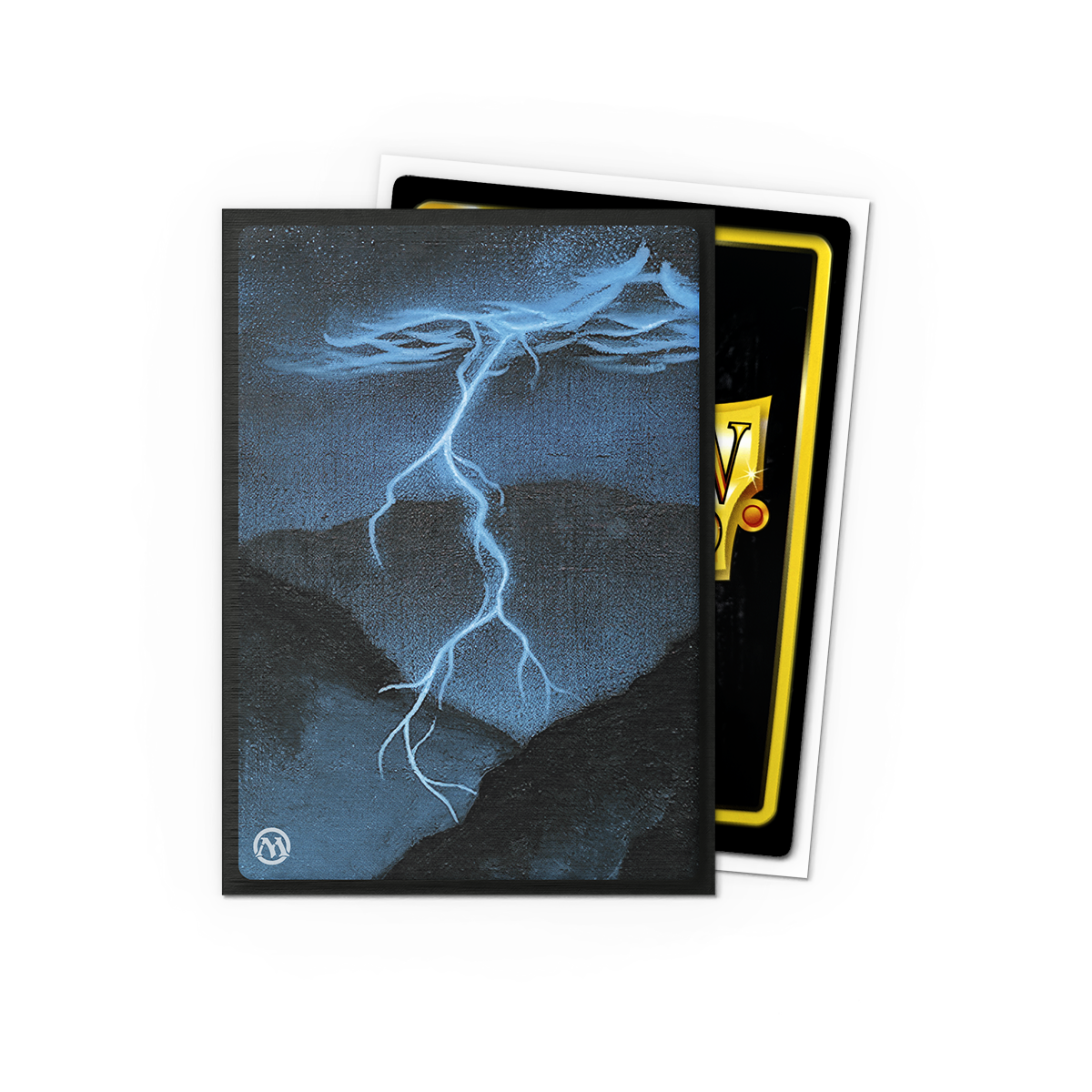 dragon-shield-brushed-art-sleeves-standard-retro-series-lightning-bolt image 2