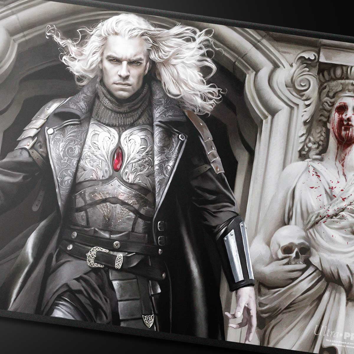 ultra-pro-black-stitched-playmat-innistrad-remastered-sorin-imperious-bloodlord- image 2