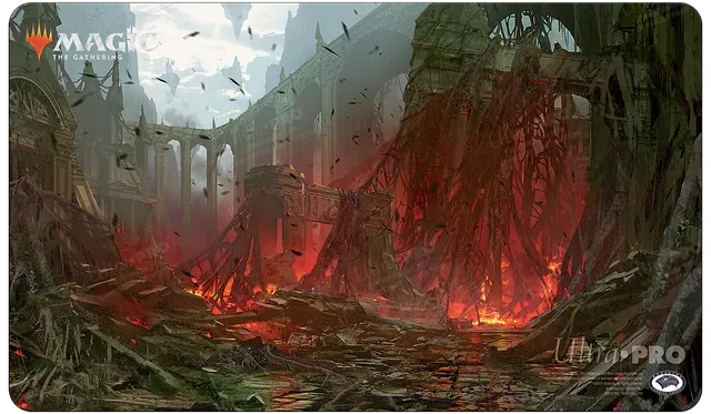 ultra-pro-ravnica-allegiance-gruul-small-gaming-playmat-f-r-magic-the-gathering image 1