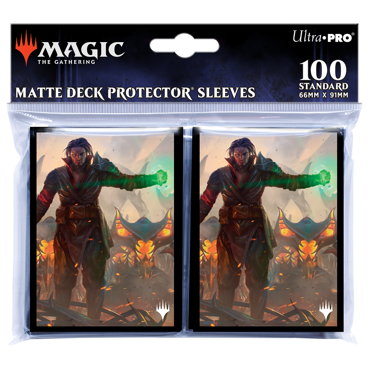 ultra-pro-the-brothers-war-mishra-eminent-one-deck-protector-sleeves-100ct-f-r-m image 2