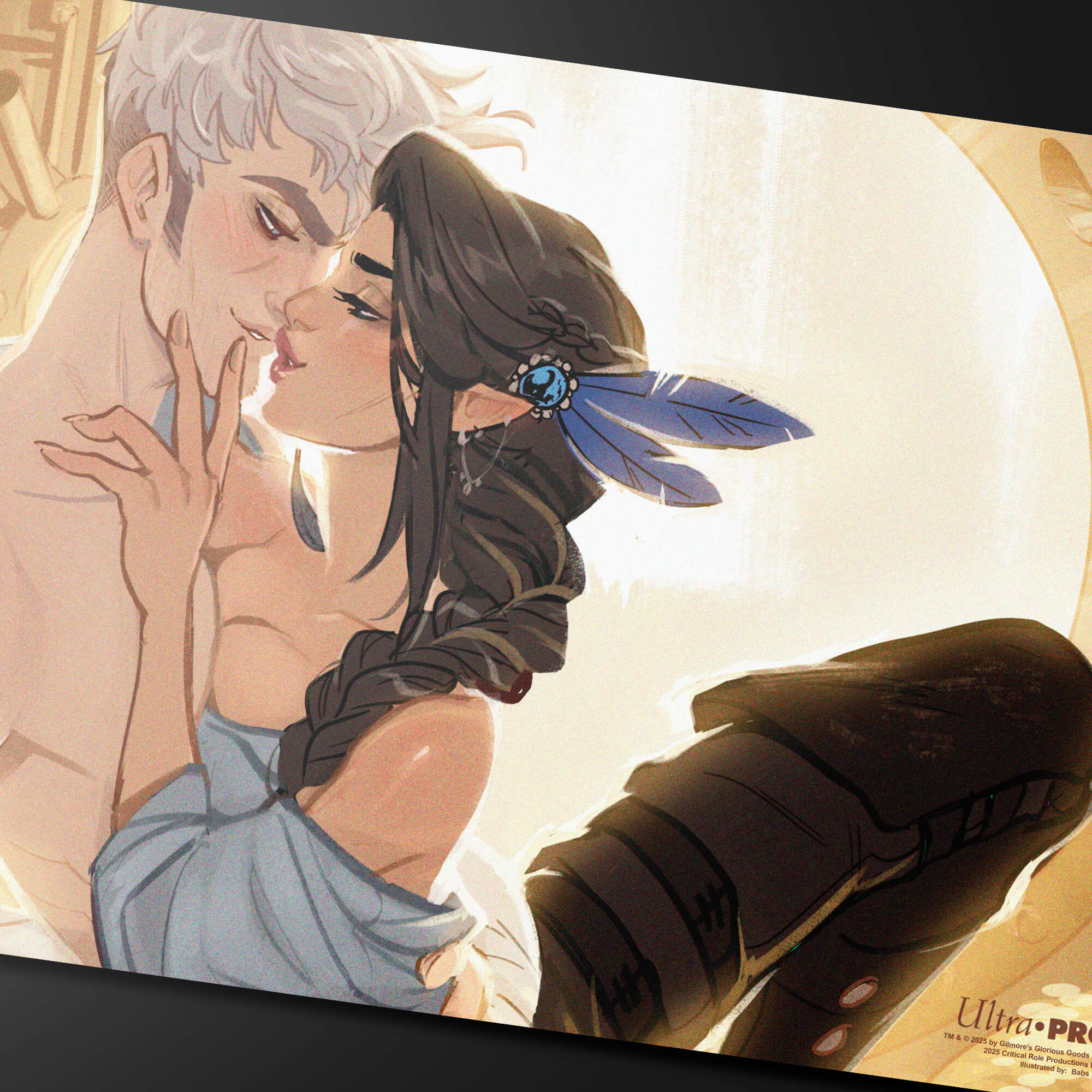ultra-pro-critical-role-pinups-percy-und-vex-playmat-standard-spielmatte-24-x-13 image 2