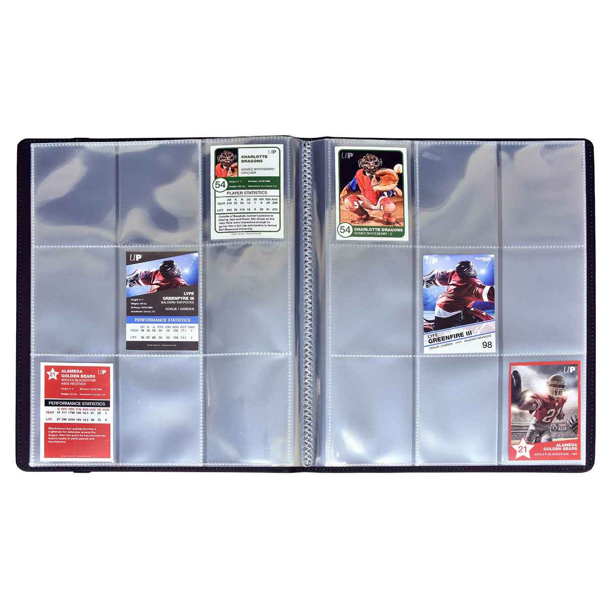 ultra-pro-window-premium-pro-binder-sammelalbum-9-pocket-f-r-180-standard-karten image 2